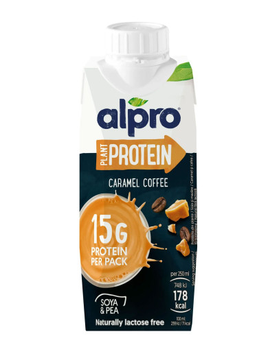 ALPRO PLANT PROTEIN CARAMEL COFFEE DRINK (250ML)