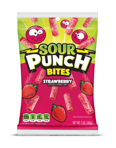 SOUR PUNCH BITES STRAWBERRY (142GMS)