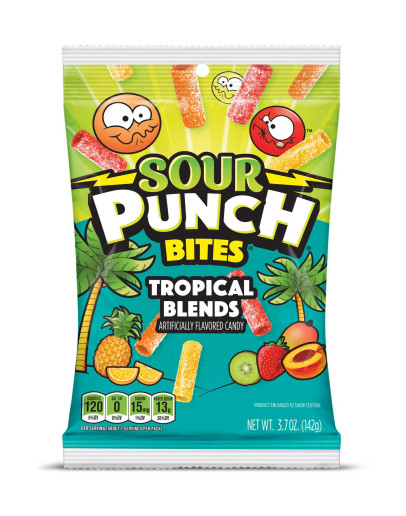 SOUR PUNCH TROPICAL BLENDS (142GMS)