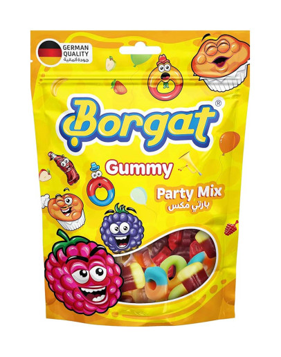 BORGAT GUMMY PARTY MIX POUCH (100GMS)