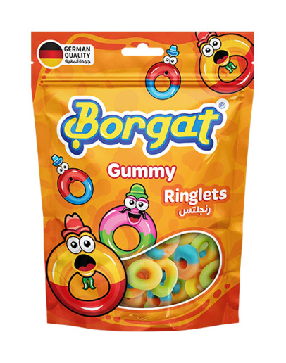 BORGAT GUMMY RINGLETS POUCH (100GMS)