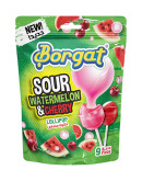 BORGAT LOLLIES SOUR WATERMELON & CHERRY 9P (162GMS)
