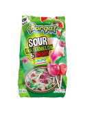 BORGAT LOLLIES SOUR WATERMELON & CHERRY 48P (864GMS)