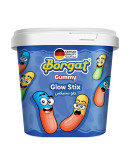 BORGAT GUMMY GLOW STICKS TUBS (160GMS)