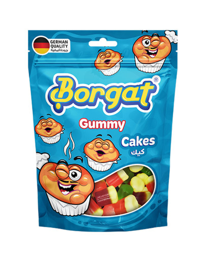 BORGAT GUMMY CAKES POUCH (100GMS)