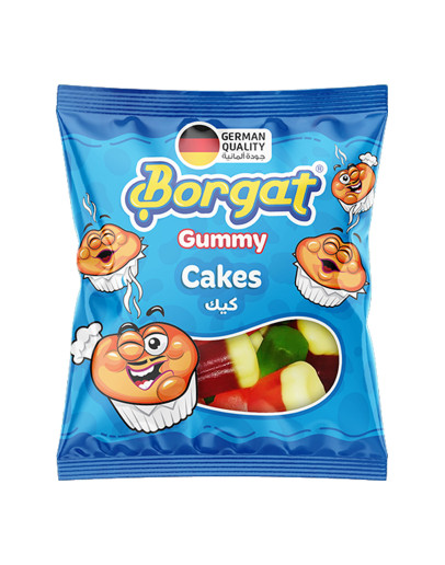 BORGAT GUMMY MIXED CAKES (10GMS)