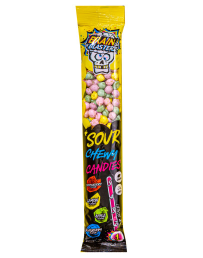 BRAIN BLASTERZ SOUR CHEWY CANDY (60GMS)