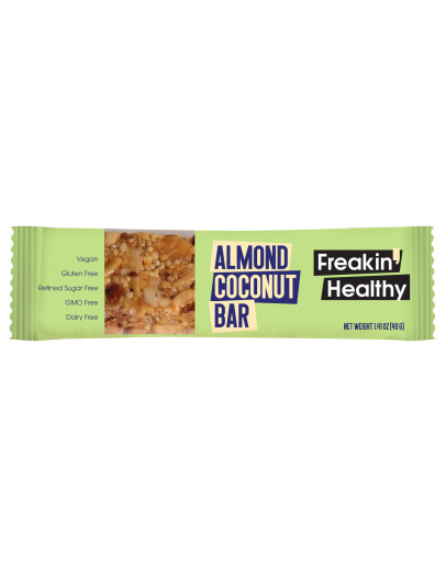 FREAKIN HEALTHY ALMOND COCONUT BAR (40GMS)