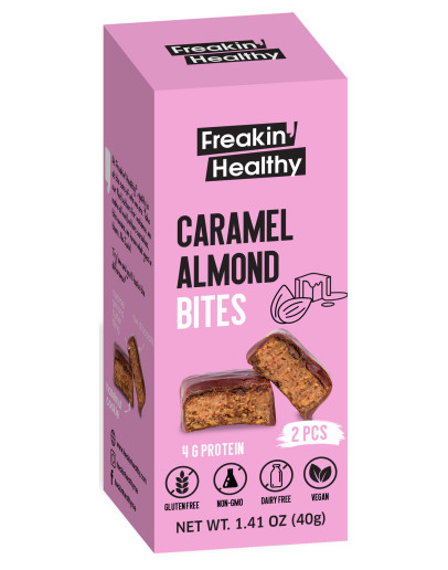 FREAKIN HEALTHY CARAMEL ALMOND BITES (40GMS)