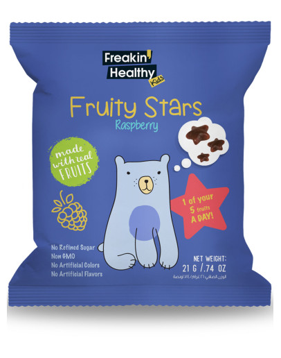 FREAKIN HEALTHY FRUITS JELLIES RASPBERRY (21GMS)