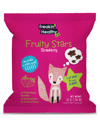 FREAKIN HEALTHY FRUITS JELLIES STRAWBERRY (21GMS)