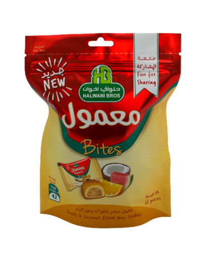 HALWANI MAMOUL POUCH FRUITS AND COCONUT (180GMS)