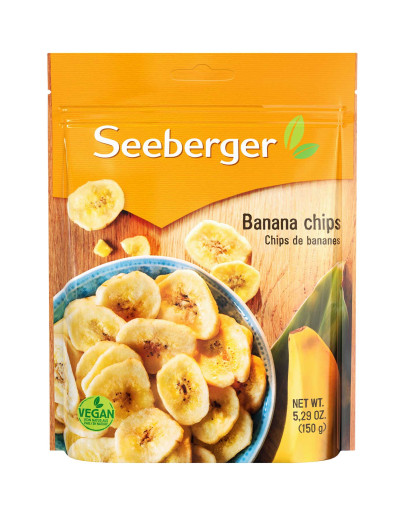 SEEBERGER BANANA CHIPS (150GMS)