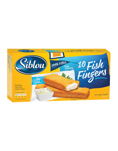 SIBLOU 10 FISH FINGERS (250GMS)