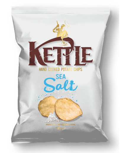 KETTLE CRISPS SEA SALT (130GMS)