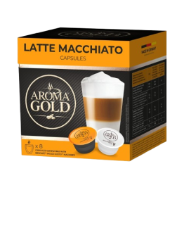 AROMA GOLD LATTE MACCH. CAPSULES BOX (8PCS)