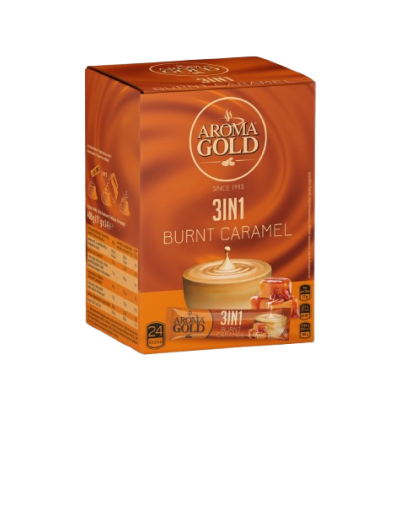 AROMA GOLD 3IN1 CARAMEL BOX (17GMSX24)