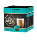AROMA GOLD FLAT WHITE CAPSULES BOX (16PCS)