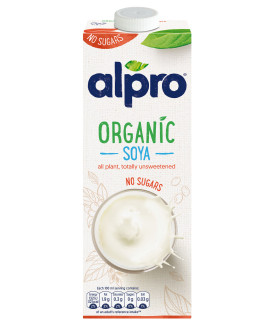 ALPRO ORGANIC SOYA UNSWEETENED (1LTR)