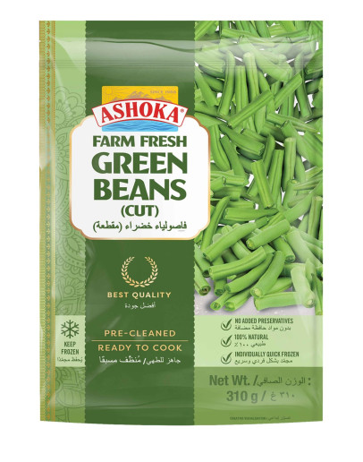ASHOKA GREEN BEANS CUT (310GMS)