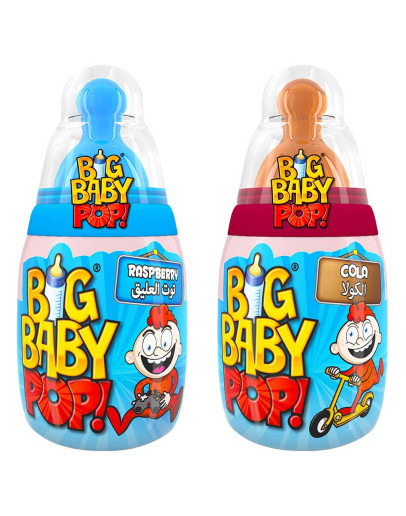 BAZOOKA BIG BABY BLUE RASPBERRY & COLA (32GMS)
