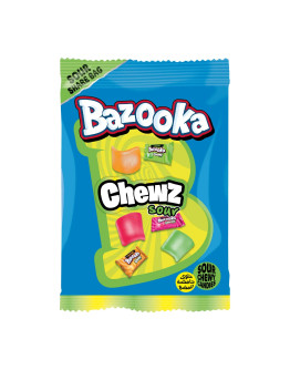 BAZOOKA CHEWZ SOUR BAG (120GMS)