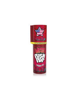 BAZOOKA MEGA PUSHPOP W/MELON & CHERRY (30GMS)
