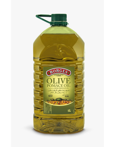 BORGES POMACE OLIVE OIL PET (5LTR)