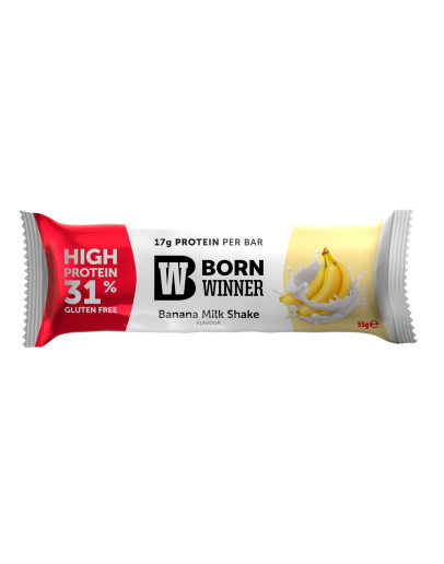 BORN WINNER PROTEIN BAR BANANA MILKSHAKE (55GMS)