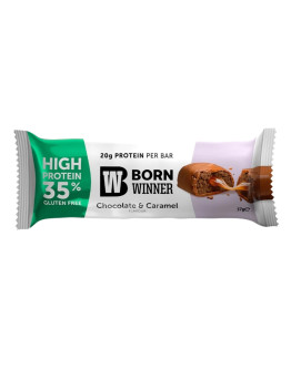 BORN WINNER GF CHOCO & CARAMEL BAR (57GMS)
