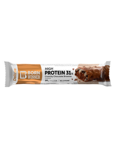 BORN WINNER DELUXE PROTEIN BAR CRUNCHY CHOCOLATE BROWNIE (64GMS)