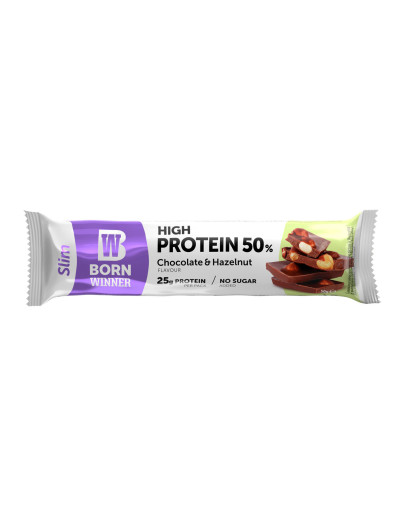 BORN WINNER PROTEIN BAR SLIM CHOCO HAZELNUT (50GMS)