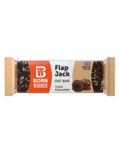 BORN WINNER FLAP JACK OAT BARS TRIPLE CHOCOLATE (100GMS)
