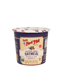 BOB'S RED MILL GLUTEN FREE OATMEAL BLUEBERRY HAZELNUT CUP (71GMS)