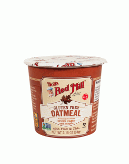 BOB'S RED MILL GLUTEN FREE OATMEAL BROWN SUGAR MAPLE CUP (61GMS)