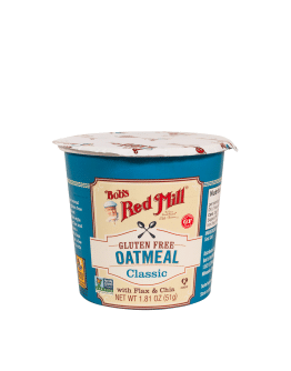 BOB'S RED MILL GLUTEN FREE ORGANIC OATMEAL CLASSIC CUP (51GMS)