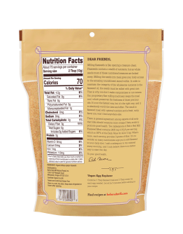 BOB'S RED MILL GLUTEN FREE ORGANIC GOLDEN FLAXSEED MEAL (453GMS)