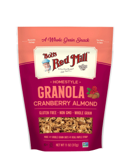 BOB'S RED MILL GLUTEN FREE WHOLE GRAIN GRANOLA CRANBERRY ALMOND (312GMS)