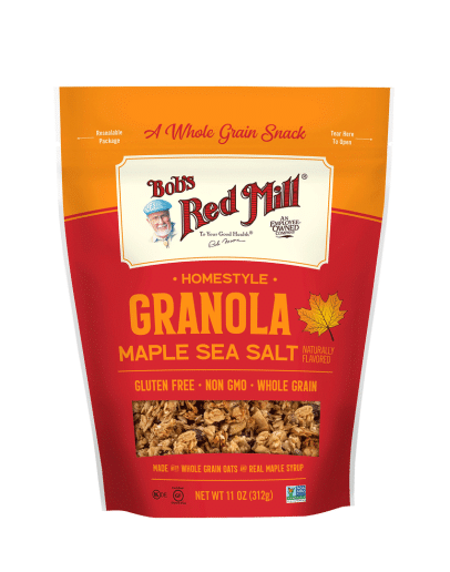 BOB'S RED MILL GLUTEN FREE WHOLE GRAIN GRANOLA MAPLE SEASALT (312GMS)
