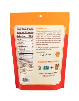 BOB'S RED MILL GLUTEN FREE WHOLE GRAIN GRANOLA MAPLE SEASALT (312GMS)