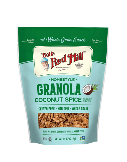 BOB'S RED MILL HOMESTYLE GRANOLA COCONUT SPICE (312GMS)