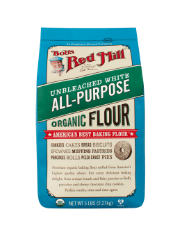 BOB'S RED MILL ORGANIC UNBLEACHED ALL-PURPOSE WHITE FLOUR (2.27KG)