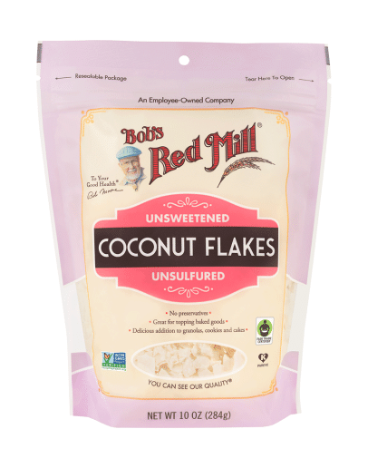 BOB'S RED MILL UNSWEETENED COCONUT FLAKES (284GMS)