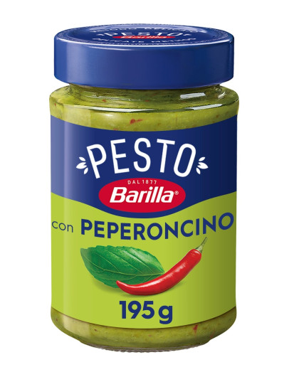 BARILLA PESTO SAUCE BASIL & PEPPERS (195GMS)