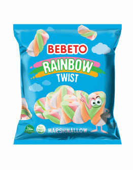 BEBETO MARSHMALLOW RAINBOW TWIST (135GMS)