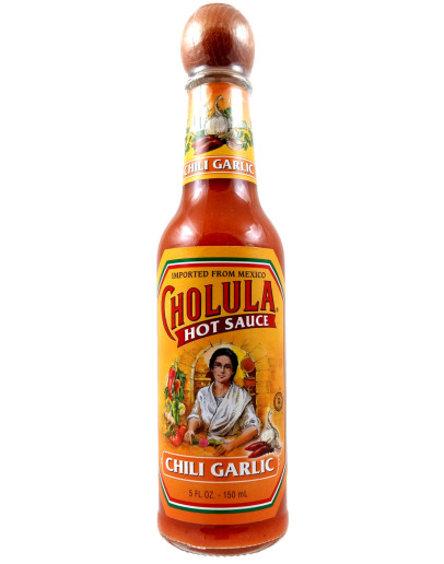 CHOLULA CHILI GARLIC HOT  SAUCE (150ML)
