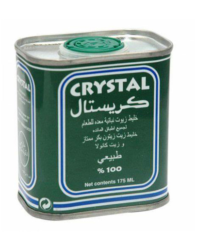 CRYSTAL OLIVE OIL IN TINS (175ML)
