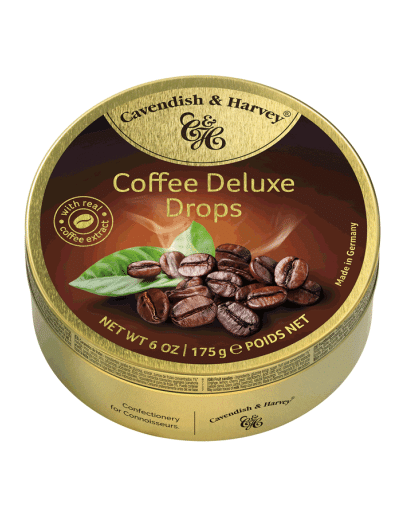 CAVENDISH & HARVEY COFFEE DROPS TINS (175GMS)