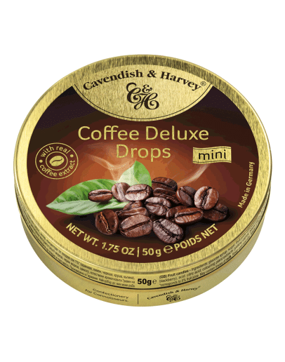 CAVENDISH & HARVEY COFFEE DROPS TINS (50GMS)