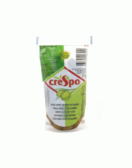 CRESPO WHOLE GREEN OLIVES BAG (125GMS)